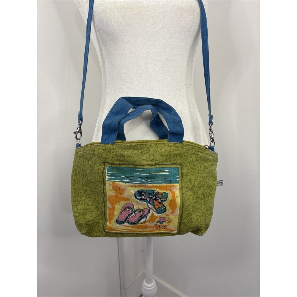 Beach Bag, Medium Anne Ormsby Bag With Cute Beachey Embellishments.